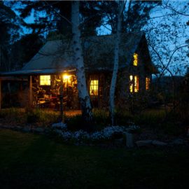 Garden Cottage Stanley - twilight