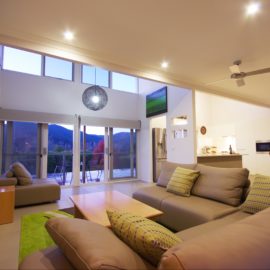 Living room with view to the north
