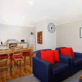 Open plan living area