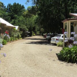 Main driveway and office