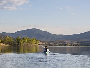 Kayak, canoe or paddle-board
