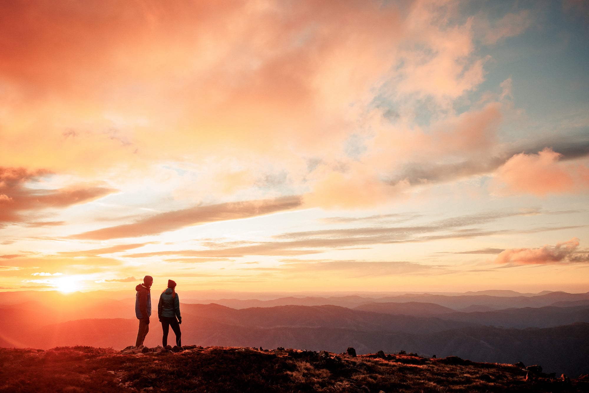 Mt Hotham sunset summer walk hike