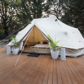 Front of the Emperor tent