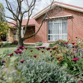 Mulberry House surrounded by beautiful gardens