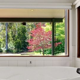 Couples Bathtub with Delatite River Outlook
